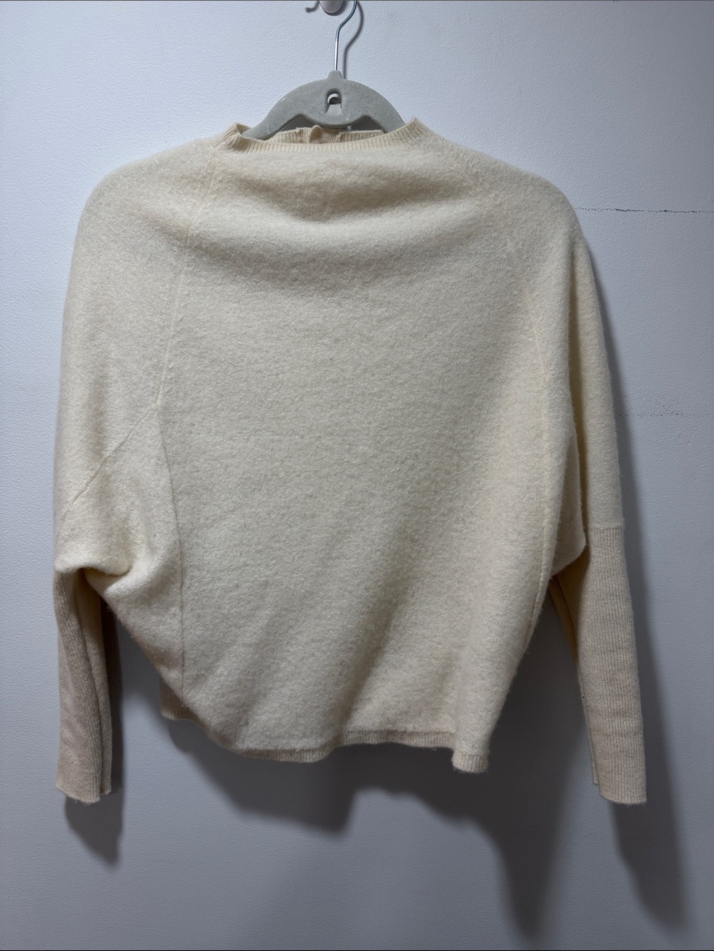 Club Monaco Cream Scoop Neck Sweater